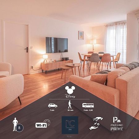 *Disneyland-Paris* 8Pers, Wifi, 2 Parkings Serris Exteriör bild